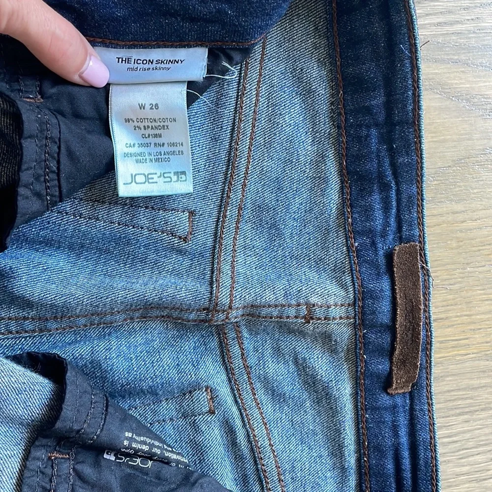 Joe's Jean's Flawless Icon Skinny Jean - Frankie Wash - Women's Size 26 - Picture 3 of 6
